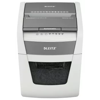 Καταστροφέας εγγράφων LEITZ IQ Autofeed Small Office50 P4 — μικροκοπή 4x28 mm, 50 φύλλων αυτόματης τροφοδοσίας, 22 cm υποδοχή, 20 L δοχείο συλλογής