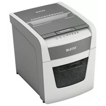 Καταστροφέας εγγράφων LEITZ IQ Autofeed Small Office50 P4 — μικροκοπή 4x28 mm, 50 φύλλων αυτόματης τροφοδοσίας, 22 cm υποδοχή, 20 L δοχείο συλλογής