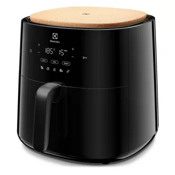 Φριτέζα αέρα Electrolux EAF7B – 6,8 L, 1800 W, χειρισμός αφής, 8 προγράμματα, μέγ. 200 °C, μαύρη