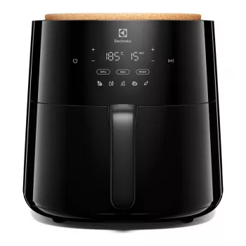 Φριτέζα αέρα Electrolux EAF7B – 6,8 L, 1800 W, χειρισμός αφής, 8 προγράμματα, μέγ. 200 °C, μαύρη