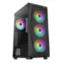 Κουτί PC Aerocool Falcon ARGB Midi Tower μαύρο