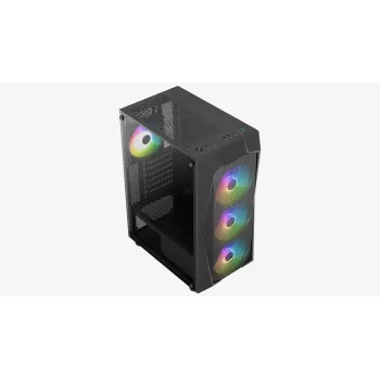 Κουτί PC Aerocool Falcon ARGB Midi Tower μαύρο