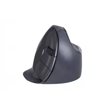 BakkerElkhuizen Evoluent D Small Wireless, δεξιόχειρας, κάθετος σχεδιασμός, Laser, RF Wireless, 3200 DPI, μαύρο