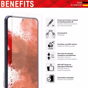 Displex Smart Glass (9H) για Samsung Galaxy A12/A13/A32 5G, Αυτοκόλλητο τοποθέτησης, άθραυστο, εξαιρετικά λεπτό, αόρατο