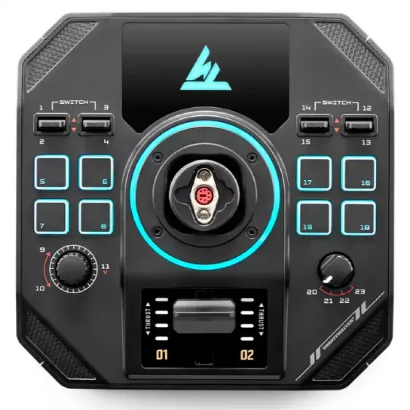 Thrustmaster Sol-R 4 HOTAS Μαύρο USB Joystick + μοχλός ελέγχου κινητήρα Αναλογικό / Ψηφιακό PC