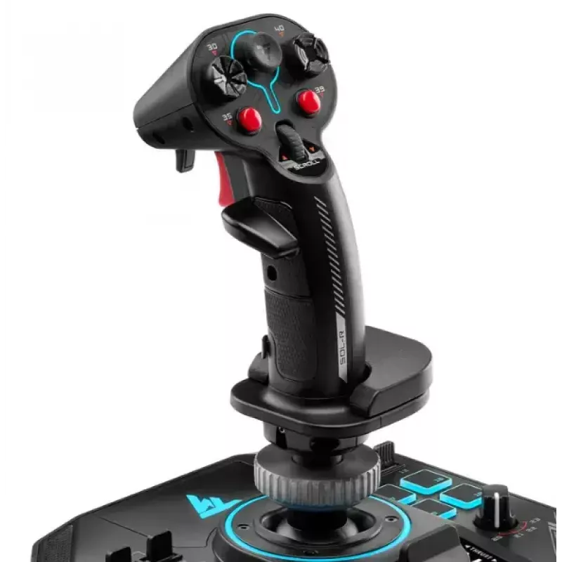 Thrustmaster Sol-R 4 HOTAS Μαύρο USB Joystick + μοχλός ελέγχου κινητήρα Αναλογικό / Ψηφιακό PC