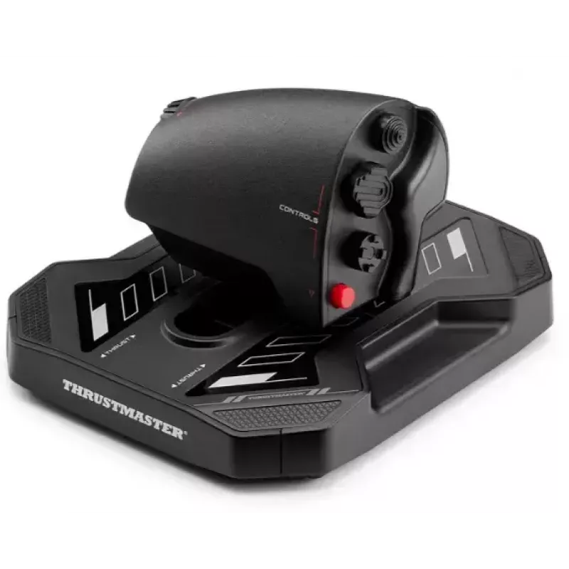 Thrustmaster Sol-R 4 HOTAS Μαύρο USB Joystick + μοχλός ελέγχου κινητήρα Αναλογικό / Ψηφιακό PC