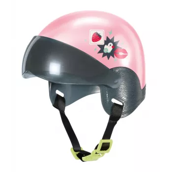 Zapf Creation BABY born 835937 E-Scooter κράνος κούκλας, 43 cm, ροζ/μαύρο, 3+