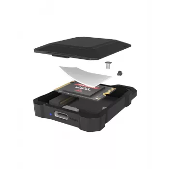 Θήκη SSD M.2 NVMe icybox IB-1601MP-CU31 USB 3.2 Gen 2 Type-C 10 Gbps