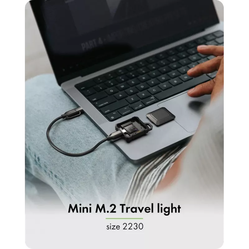Θήκη SSD M.2 NVMe icybox IB-1601MP-CU31 USB 3.2 Gen 2 Type-C 10 Gbps