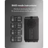 Θήκη HDD/SSD ICY BOX IB-RD3720-CU3 Μαύρο 2,5/3,5 ίντσες