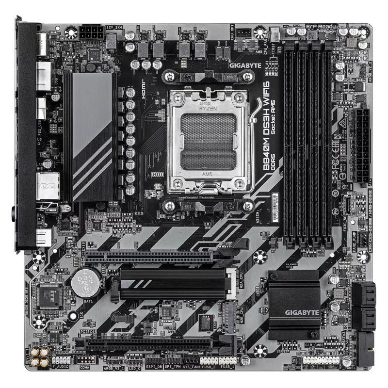 Μητρική GIGABYTE B840M DS3H WIFI6, AMD B840, Socket AM5, Micro ATX