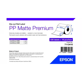 Epson 7113410 ετικέτα εκτυπωτή λευκή αυτοκόλλητη ετικέτα εκτυπωτή