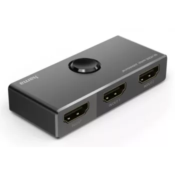 HAMA 8K HDMI Αμφίδρομος διακόπτης — 1 είσοδος σε 2 εξόδους / 2 είσοδοι σε 1 έξοδο, Μοντέλο 00205324