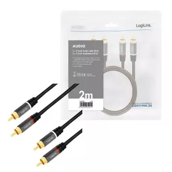 Καλώδιο ήχου 2m LogiLink CA1204