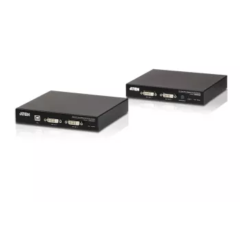 ATEN USB 2.0 DVI Dual View HDBaseT 2.0 KVM-Extender με ήχο και RS232 (150 m)