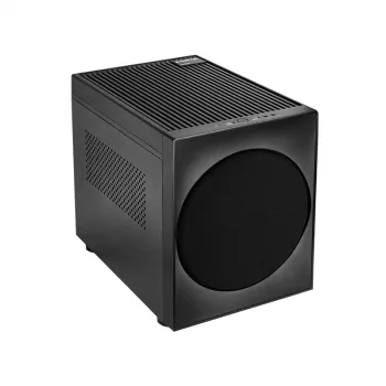 Κουτί υπολογιστή CHIEFTEC CI-03B-OP Cube Μαύρο — Form factor Cube, υποστηρίζει Micro ATX/Mini-ITX, 2x 3,5 ίντσες + 2x 2,5 ίντσες, 1x ανεμιστήρας 200 mm μπροστά