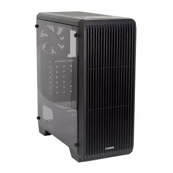 Zalman S2 Midi Tower Κουτί - Μαύρο με παράθυρο