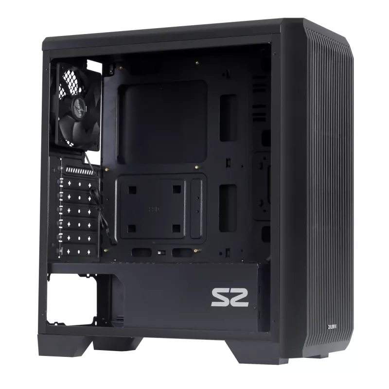 Zalman S2 Midi Tower Κουτί - Μαύρο με παράθυρο