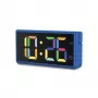 Ψηφιακό ξυπνητήρι Hama Ibiza μπλε LCD μπαταρία USB 150x34x73mm