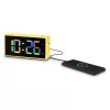 Ψηφιακό ξυπνητήρι Hama Ibiza κίτρινο LCD μπαταρία USB