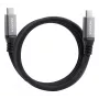 Καλώδιο δεδομένων USB C σε USB C ADATA CACCU3-100W-100AN-BK — USB 3.2 Gen 2 (10 Gbit/s), 1 m, μαύρο