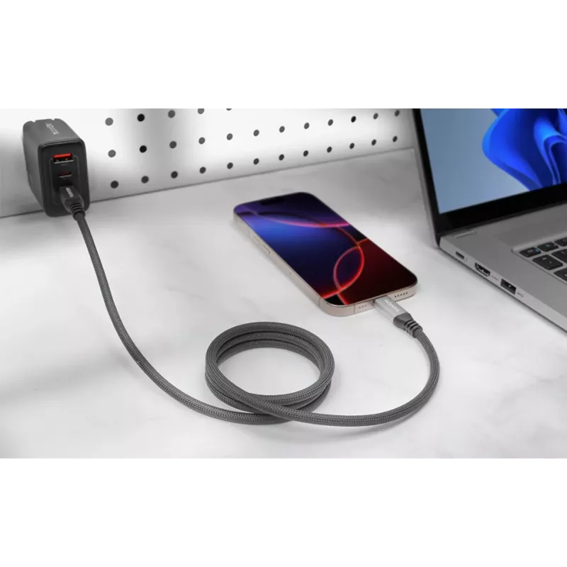 Καλώδιο δεδομένων USB C σε USB C ADATA CACCU3-100W-100AN-BK — USB 3.2 Gen 2 (10 Gbit/s), 1 m, μαύρο