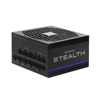 Τροφοδοτικό CHIEFTEC Stealth Vega M SPX-1000-FC 1000W 24-pin ATX 80 PLUS Platinum, ανεμιστήρας 135 mm, μαύρο