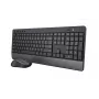 Trust Trezo πληκτρολόγιο ποντίκι με Universal RF Wireless QWERTY US English μαύρο