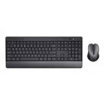 Trust Trezo πληκτρολόγιο ποντίκι με Universal RF Wireless QWERTY US English μαύρο
