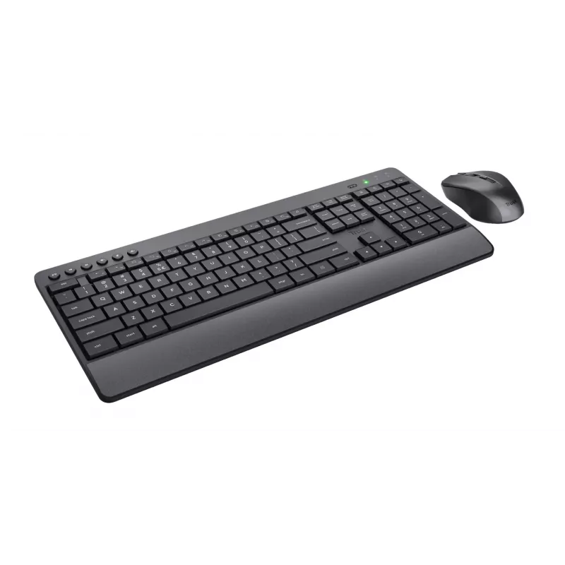Trust Trezo πληκτρολόγιο ποντίκι με Universal RF Wireless QWERTY US English μαύρο