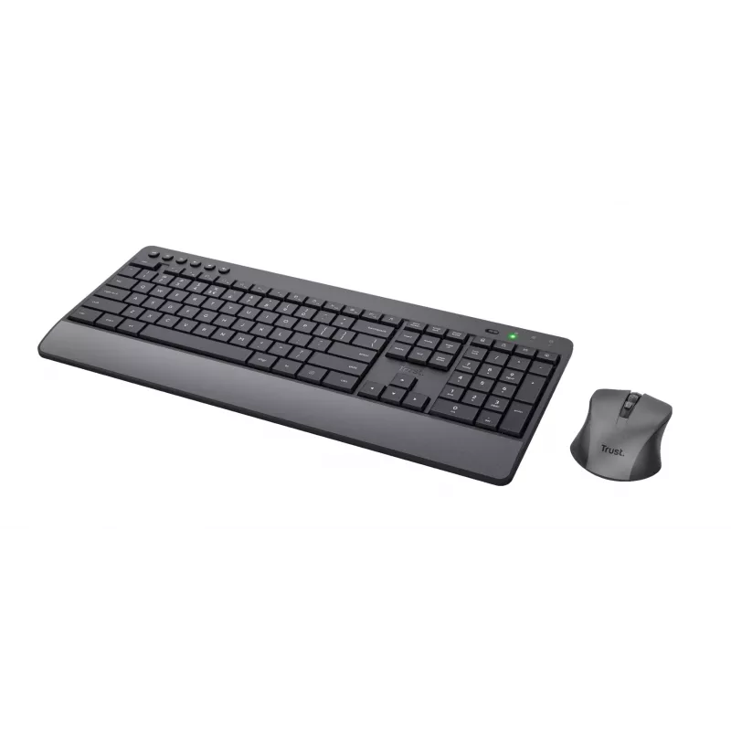 Trust Trezo πληκτρολόγιο ποντίκι με Universal RF Wireless QWERTY US English μαύρο