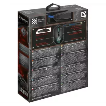 Ποντίκι Defender GM-927 Sleipnir Optic 12800dpi 6P