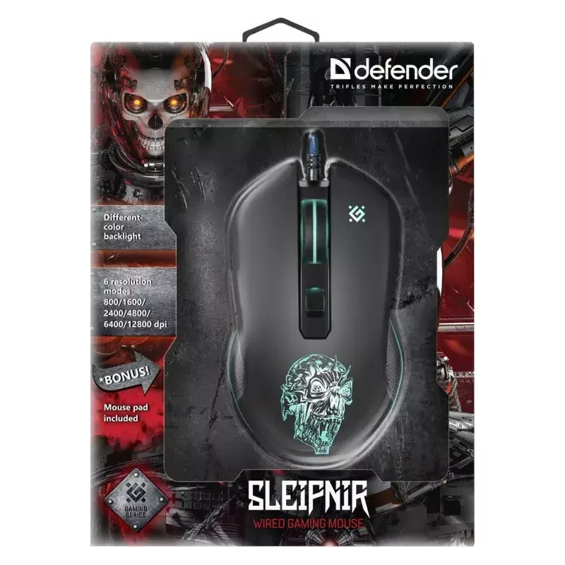Ποντίκι Defender GM-927 Sleipnir Optic 12800dpi 6P
