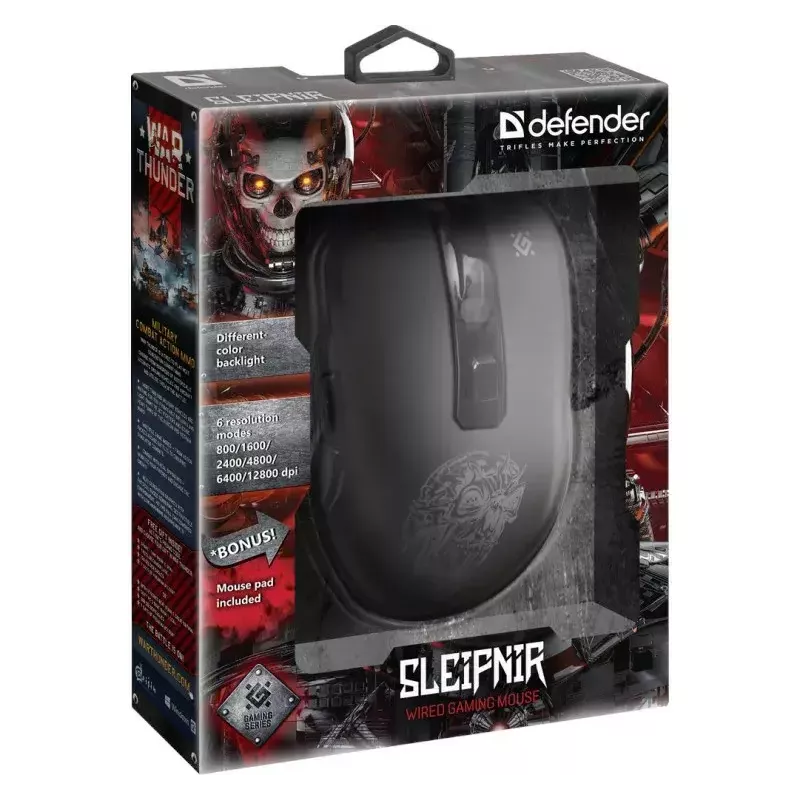 Ποντίκι Defender GM-927 Sleipnir Optic 12800dpi 6P