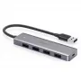 USB Hub UGREEN 50985 (4× USB 3.2 Gen 1 Type-A, 5 Gb/s, ασημί)