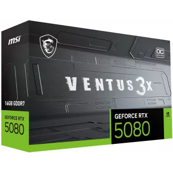 Κάρτα γραφικών MSI GeForce RTX 5080 16 GB GDDR7, PCIe 5.0, 256-bit, 303×121×49 mm, 360 W