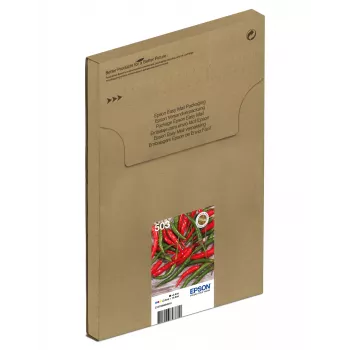 Πολυσυσκευασία μελανοδοχείων Epson 503 EasyMail — 4 τεμ., Standard Yield: Μαύρο 4,6 ml, Cyan/Magenta/Κίτρινο 3,3 ml
