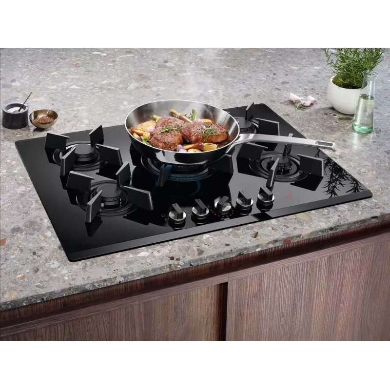 Electrolux KGG75362K μαύρο εντοιχιζόμενη 75 cm υγραέριο 5 εστίες