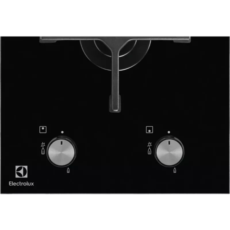 Electrolux EGC3322NVK μαύρο εντοιχιζόμενη υγραέριο 2 εστίες