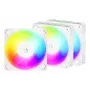 ARCTIC Freezer P12 Pro Reverse A-RGB (λευκό) - συσκευασία 3 τεμ. - ανεμιστήρας 120 mm A-RGB PWM με splitter καλωδίων