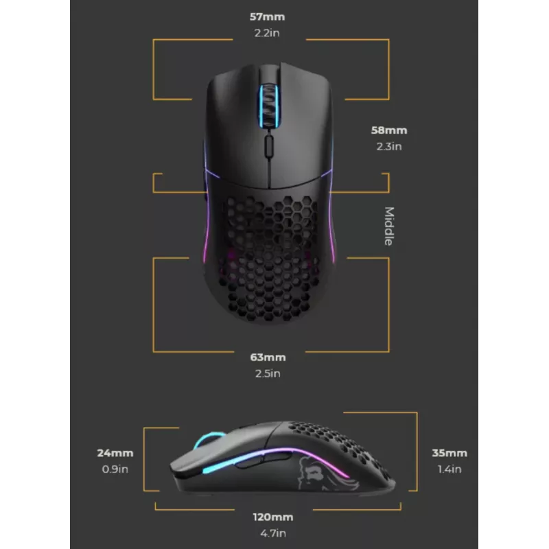 Glorious Gaming Glorious Model O Minus Wireless - Ματ μαύρο