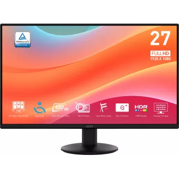 Οθόνη υπολογιστή MSI Pro MP272L 68,6 cm (27 ίντσες) 1920 x 1080 Pixel Full HD LED Μαύρο