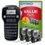 DYMO LabelManager 160 Εκτυπωτής ετικετών Starter-Kit με 3 ρολά ταινίας ετικετών D1 | Φορητός εκτυπωτής ετικετών | Πληκτρολόγιο QWERTY | Ιδανικό για γραφείο ή σπίτι