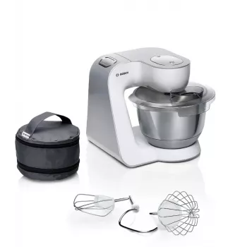 Κουζινομηχανή Bosch Serie 4 MUM58200 — 1000 W, 3,9 L μπολ ανοξείδωτου χάλυβα, λευκό