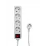 Microconnect MC-GRU0045WS Προέκταση ρεύματος 5 m 4 έξοδοι AC Εσωτερικού χώρου Λευκό