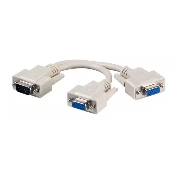 Microconnect MONG2H Καλώδιο VGA 0,3 m VGA (D-Sub) 2 x VGA (D-Sub) Γκρι