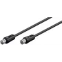 Microconnect COAX015 Ομοαξονικό καλώδιο 1,5 m Μαύρο