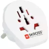 Ταξιδιωτικός προσαρμογέας Skross 1.500211-E Universal Type C Λευκό