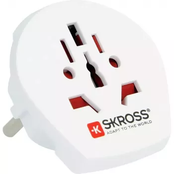 Ταξιδιωτικός προσαρμογέας Skross 1.500211-E Universal Type C Λευκό